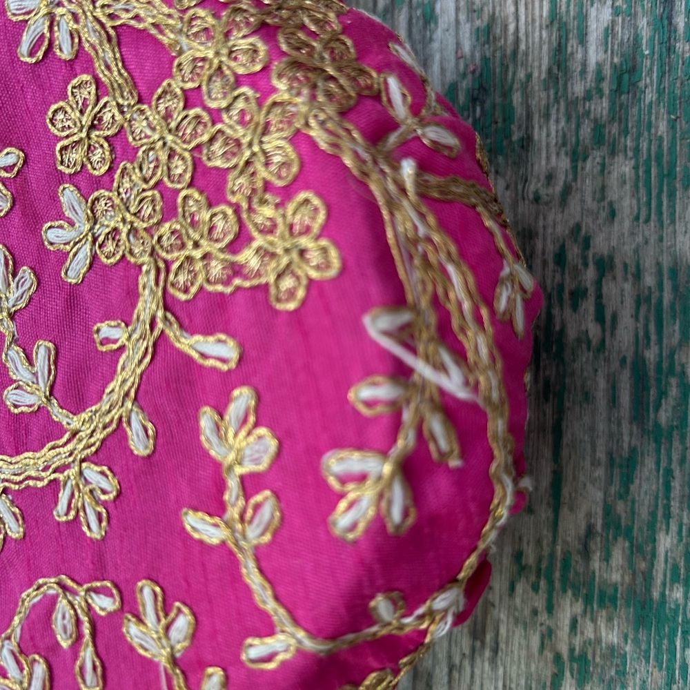 Shree Handicrafts Pink and Gold Travel Jewelry Box - Picture 11 of 13